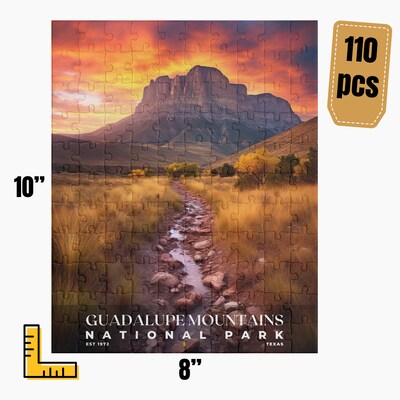 Guadalupe Mountains National Park Jigsaw Puzzle, Family Game, Holiday Gift | S10 - image2
